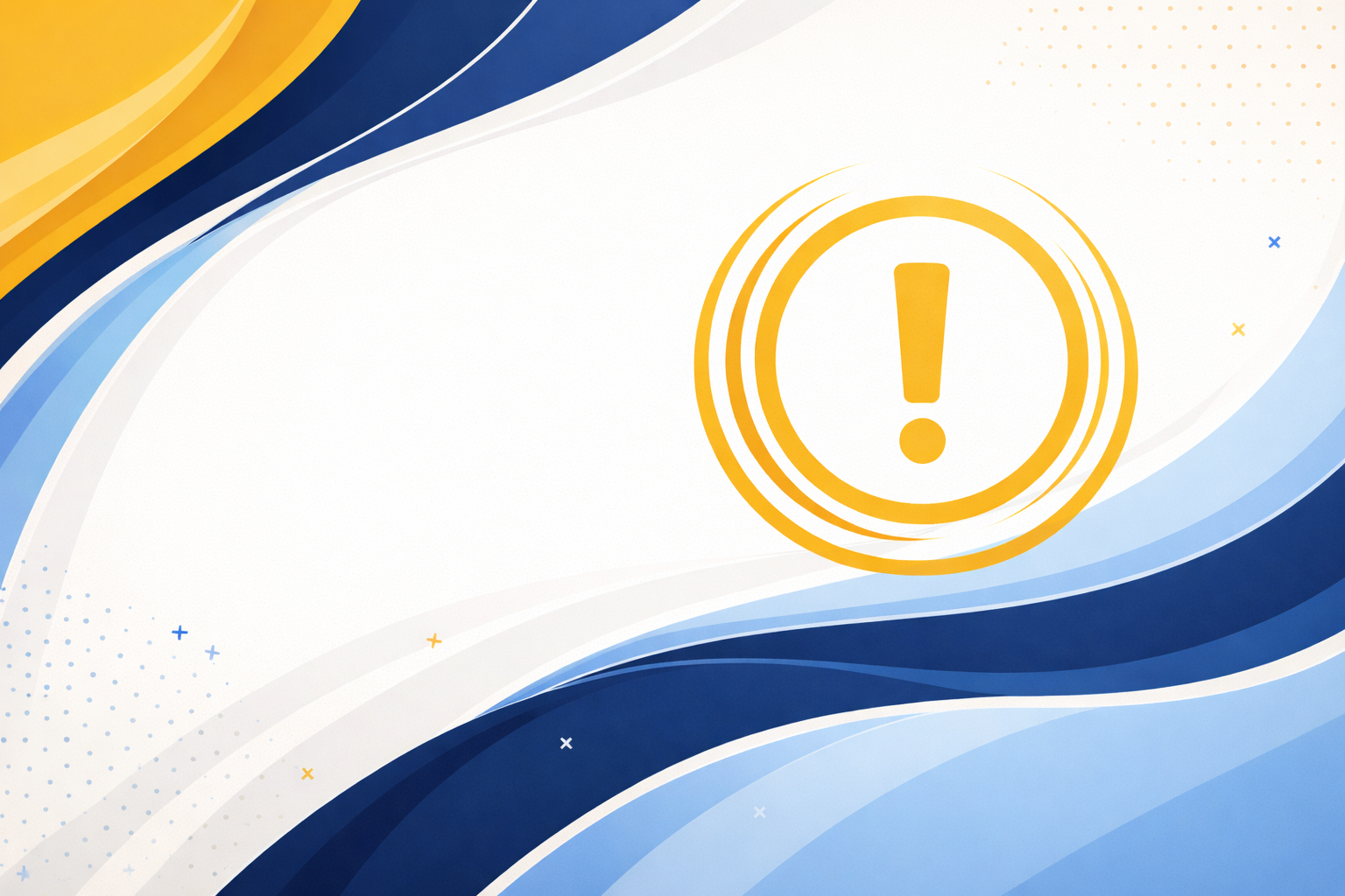 Sonora Elementary Board Vacancy Background – Important Notice Abstract background in Sonora Elementary colors with gold exclamation icon indicating important notice